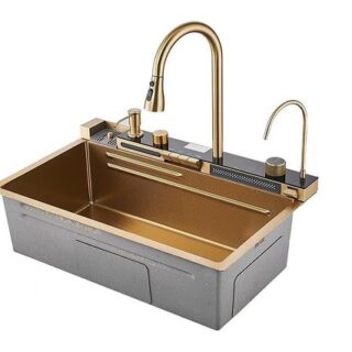 Piano 5 Button Golden Sink