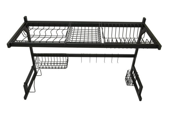 KITCHEN DISH STORAGE RACK STAINLESS STEEL - Image 3