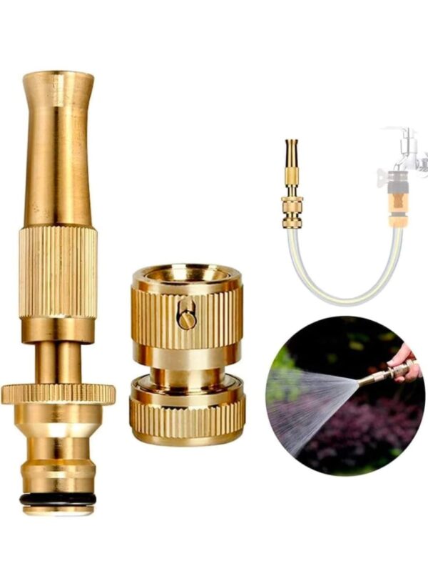 Brass Hose Nozzle High Pressure - Image 2