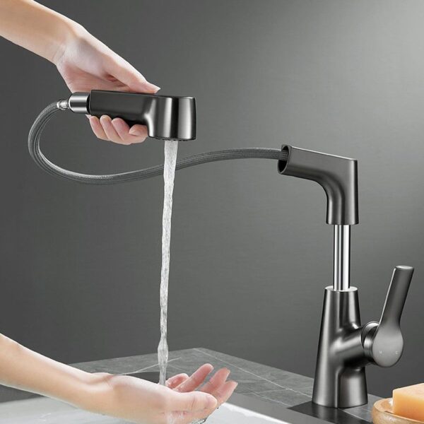 Lifting Pull Out Vanity Mixer