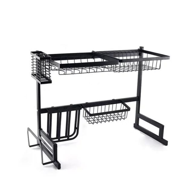 KITCHEN DISH STORAGE RACK STAINLESS STEEL - Image 5