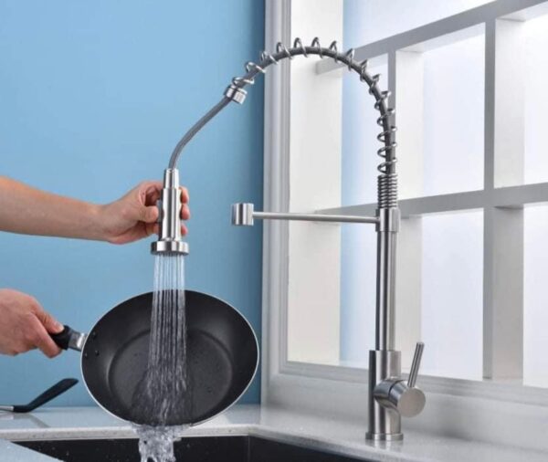 Pull Out Spring Sink Mixer