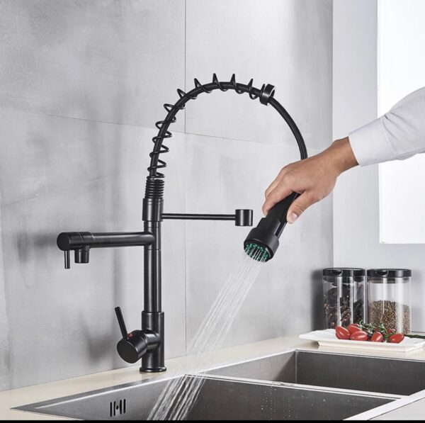 SPRING SINK MIXER BLACK