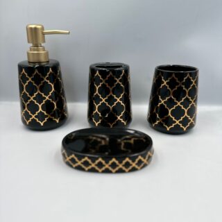 Ceramic Accessory Set Black