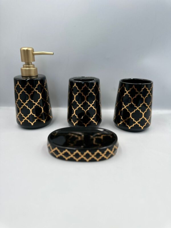 Ceramic Accessory Set Black