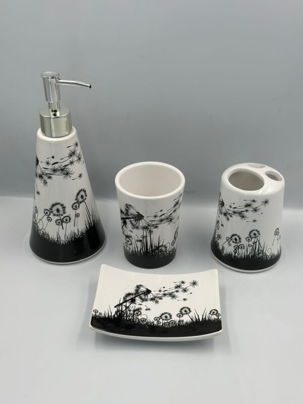 Ceramic Accessory Set White - Image 4