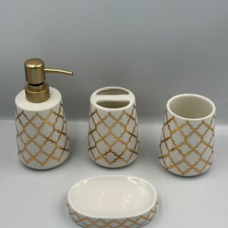 Ceramic Accessory Set White