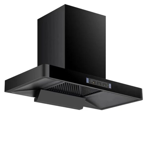 T-Shape Kitchen Hood Black