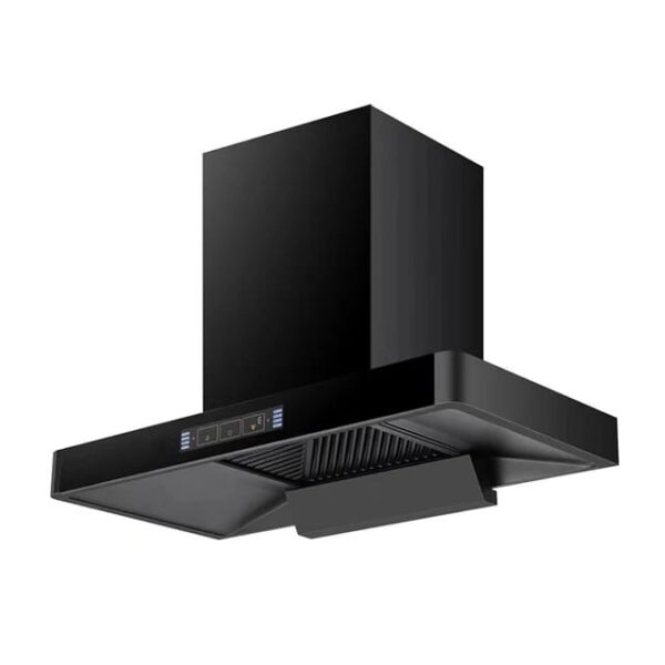 T-Shape Kitchen Hood Black - Image 2