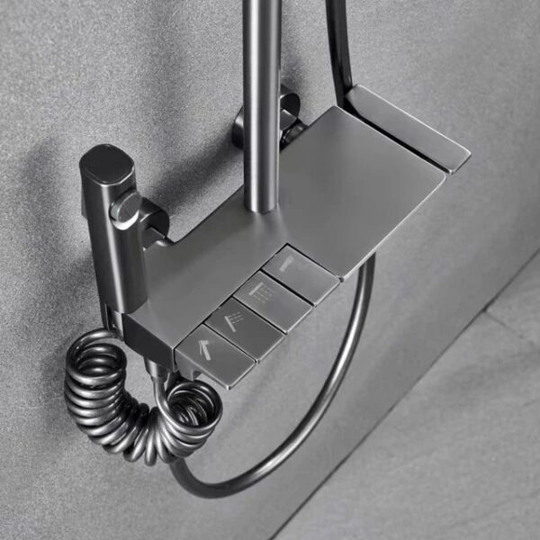 Square Button Shower Set - Image 4