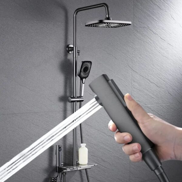 Square Button Shower Set - Image 5