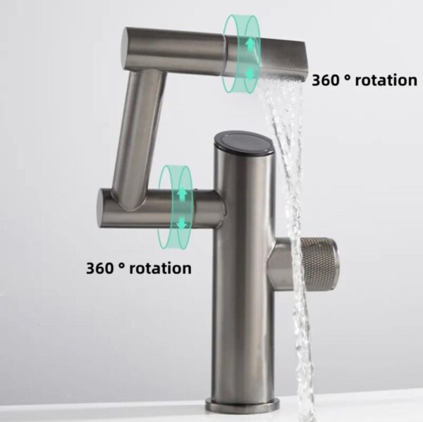 Moveable Temperature Display Basin Mixer - Image 2