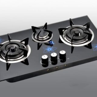 3 Burner Built-in Glass Hob - Tempered Glass